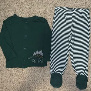 SOLD Button up shirt and pant set